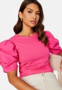 BUBBLEROOM Wesley puff sleeve top Pink 2XL