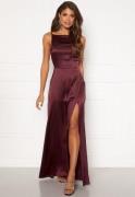 Bubbleroom Occasion Laylani Satin Gown Wine-red 46