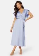 VILA Carolina S/S V-Neck Midi Dress Sweet Lavender 42