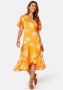 Object Collectors Item Issy Papaya S/S Mini Wrap Bright Marigold AOP 3...