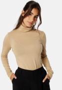 GANT Slim LS Turtleneck 248 Dark Khaki L