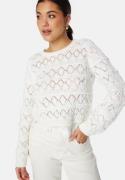 Object Collectors Item Liva L/S O-Neck Knit Pullover Cloud Dancer XS