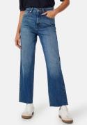 Happy Holly High Straight Ankle Jeans Medium blue 52