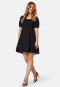 BUBBLEROOM Short Sleeve Cotton Dress Black XS