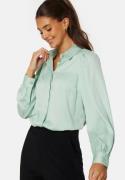 BUBBLEROOM Nicole Puff Sleeve Shirt Dusty green 40