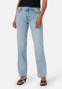ONLY Onlbree low straight rhinest denim jeans Light Blue Denim 29/32