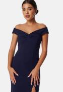 Bubbleroom Occasion Belle Twist Off Shoulder Gown  S