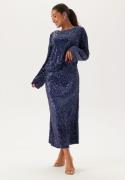 Happy Holly Sequin A-line Midi Skirt Midnight blue 40/42