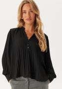 ONLY Onlronja Life L/S V-NECK PLISS Black M