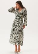 BUBBLEROOM Wrap Dress Zebra L