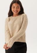 Pieces Ellen LS O-Neck Knit White Pepper XL