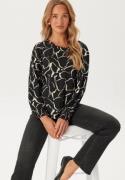 ONLY Onlelite Life L/S TOP NOOS PTM Black Aop:rebel Graphic 40