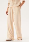 Happy Holly Soft Wide Leg Pants Light beige 48/50