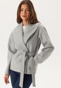 ONLY Onlaugusta Life Short Coat  Light Grey Melange S