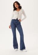 BUBBLEROOM High Flare Superstretch Jeans Medium blue 36