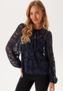 Happy Holly Lace Top Navy 44/46