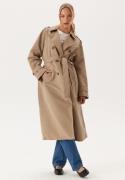 VERO MODA Vmchloe Long Trenchcoat Silver Mink S