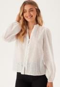 Happy Holly Broderie Anglaise Blouse White 44/46