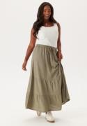 Happy Holly Linen Maxi Skirt Khaki green 32/34