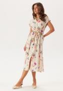 YAS Yasasina Cs Midi Belt Dress Whitecap Grey Aop:botanica Prt 36
