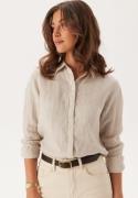 GANT Reg Linen Shirt Dry Sand 38