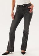 ONLY Onlwauw Mw Ank Sparkle Flared  Washed Black XS/32