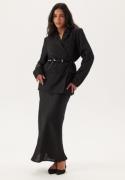 ONLY Onlchigo Ankel Satin Skirt Black L