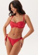 BUBBLEROOM Twisted Bikini Top Red/Floral 80B