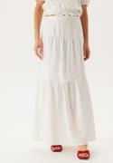 BUBBLEROOM Broderie Anglaise Maxi Skirt White L