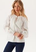 BUBBLEROOM Broderie Anglaise Tie Blouse  White XS