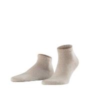 Falke Strømper 2P Happy Sneaker Socks Sand bomull Str 47/50 Herre