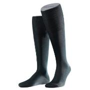 Falke Strømper No. 4 Knee-high Svart silke Str 41/42 Herre