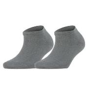 Falke Strømper 2P Women Casual Happy Sneaker Sock Grå Str 35/38 Dame