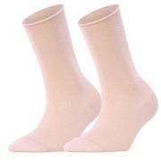 Falke Strømper 2P Women Casual Happy Sock Rosa Str 39/42 Dame