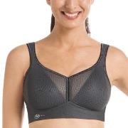 Anita BH Active Air Control DeltaPad Sports Bra Mørkgrå  C 85 Dame