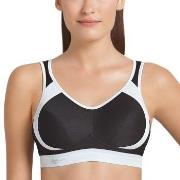 Anita BH Active Extreme Control Sports Bra Svart/Hvit G 75 Dame