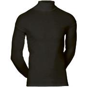 JBS Classic Roll Neck Long Sleeve Svart bomull Small Herre