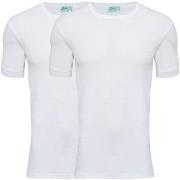 JBS 2P Organic Cotton T-Shirt Hvit økologisk bomull Large Herre