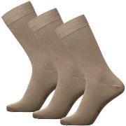 JBS Strømper 3P Socks Sand Str 40/47 Herre