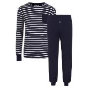 Jockey Cotton Nautical Stripe Pyjama Marine Stripet bomull Medium Herr...