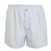 Jockey Woven Poplin Boxer Shorts Hvit m Rand bomull Large Herre
