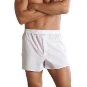 Jockey Woven Poplin Boxer Shorts Hvit bomull X-Large Herre
