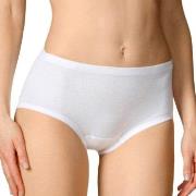 Calida Truser Midislip Brief Hvit bomull 48 Dame