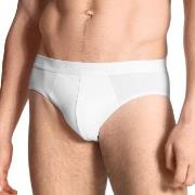 Calida 3P Natural Benefit Brief Hvit bomull Large Herre