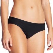 Calida Truser Natural Comfort Brief Low Cut Svart bomull X-Small Dame