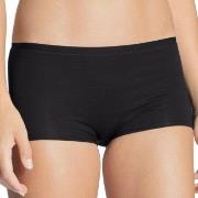 Calida Truser Natural Comfort Panty Svart bomull X-Small Dame