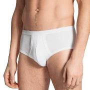 Calida Twisted Cotton Midi Hvit bomull Large Herre