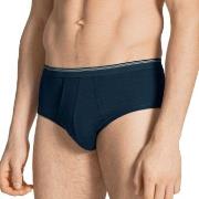 Calida Twisted Cotton Midi Marine bomull Large Herre