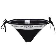 Calvin Klein CK Logo String Side Tie Bikini Svart X-Small Dame