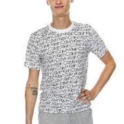 Calvin Klein Compact Flex SS Crew Neck Hvit bomull Large Herre